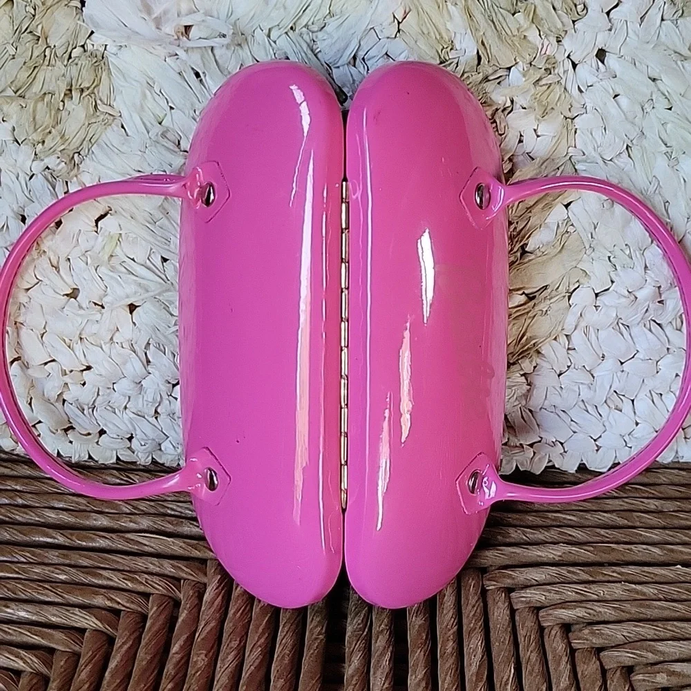 Barbie mini bag, eyeglass/sunglass hard case, pink